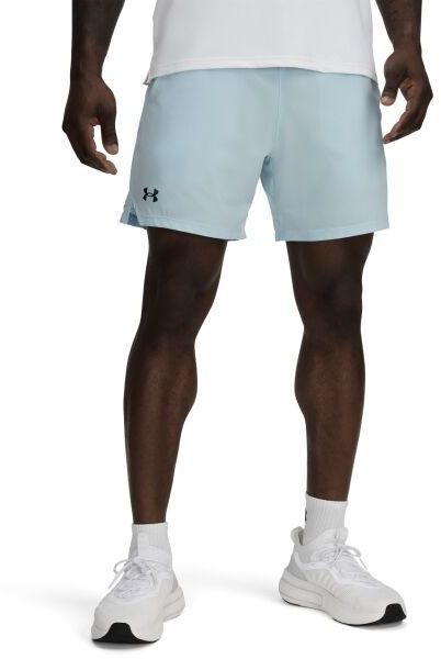 Under Armour VANISH WOVEN 6IN Pánske krátke nohavice, svetlomodrá, veľkosť