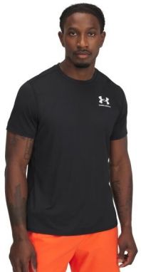 Under Armour HEATGEAR FITTED Pánske tričko, čierna, veľkosť