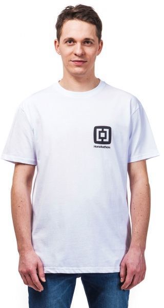 Horsefeathers MINI LOGO T-SHIRT Pánske tričko, biela, veľkosť