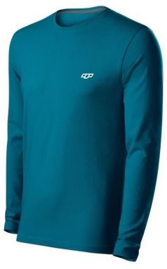 TRIMM BRAVE Pánske tričko s dlhým rukávom, tyrkysová, veľkosť