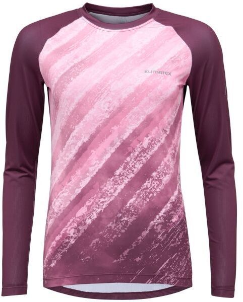 Klimatex ANNEKO Dámske MTB tričko s dlhým rukávom, vínová, veľkosť