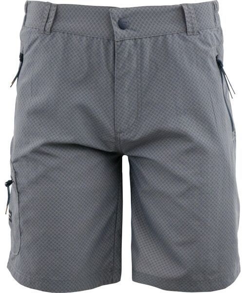 ALPINE PRO PODRAG Pánske krátke nohavice, sivá, veľkosť