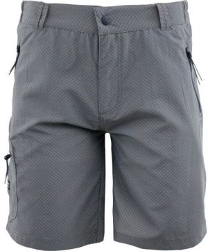 ALPINE PRO PODRAG Pánske krátke nohavice, sivá, veľkosť