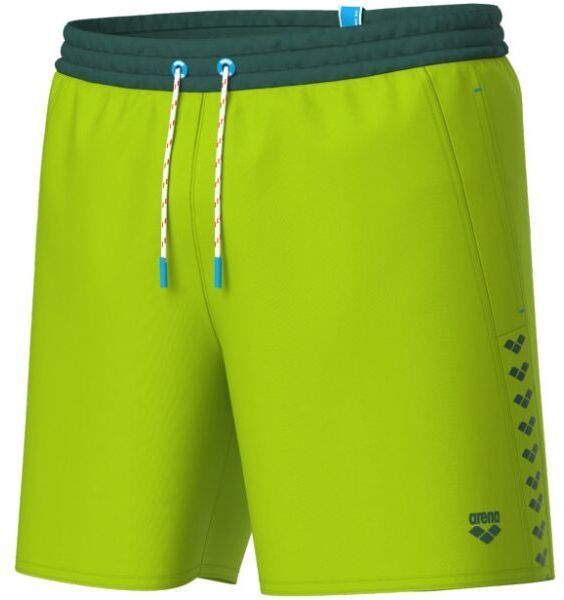 Arena TEAM STRIPE Pánske plavky, zelená, veľkosť