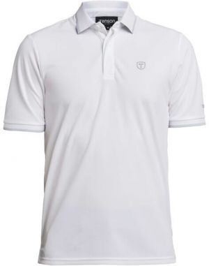 TENSON TXLITE POLO Pánske funkčné polo tričko, biela, veľkosť