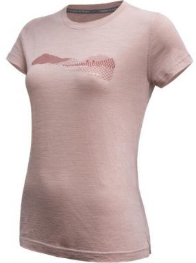 Sensor MERINO AIR HILLS Dámske tričko, ružová, veľkosť