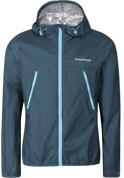 PROGRESS TEAM Pánska bunda na športovanie, tmavo modrá, veľkosť
