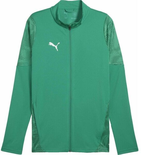 Puma TEAMCUP TRAINING JACKET Pánska futbalová bunda, zelená, veľkosť
