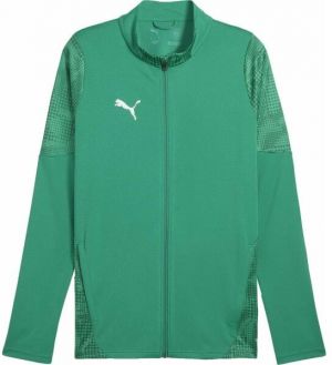 Puma TEAMCUP TRAINING JACKET Pánska futbalová bunda, zelená, veľkosť