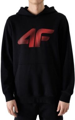 4F SWEATSHIRT Pánska mikina, čierna, veľkosť
