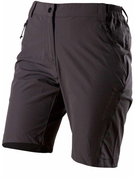 TRIMM TRACKA Dámske outdoorové krátke nohavice, tmavo sivá, veľkosť