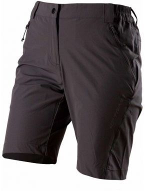 TRIMM TRACKA Dámske outdoorové krátke nohavice, tmavo sivá, veľkosť