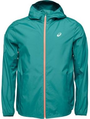 ASICS CORE JACKET Pánska bežecká bunda, tmavo zelená, veľkosť