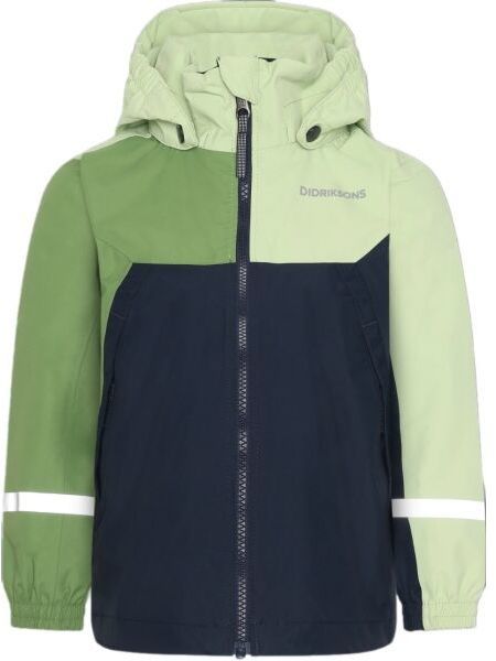 DIDRIKSONS PILVI Detská prechodná bunda, svetlo zelená, veľkosť