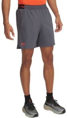 Under Armour VANISH WOVEN 6IN Pánske krátke nohavice, tmavo sivá, veľkosť M