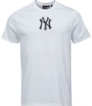 New Era NEW YORK YANKEES MLB LOGO Pánske tričko, biela, veľkosť