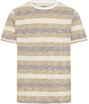 BLEND BHJELANI Pánske tričko, béžová, veľkosť