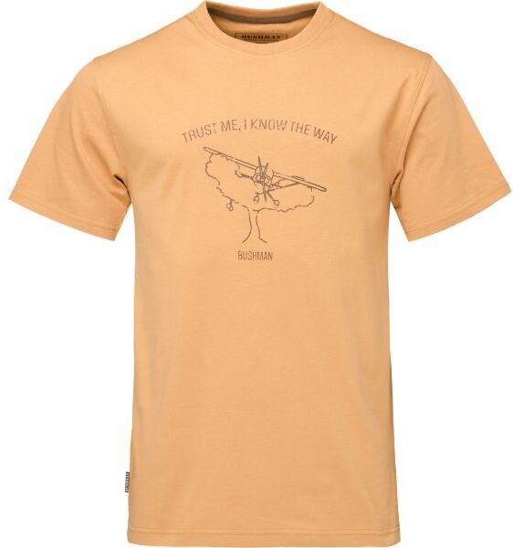 BUSHMAN ETAH Pánske tričko, béžová, veľkosť