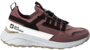 Jack Wolfskin DROMOVENTURE ATHLETIC LOW W Dámska športovo outdoorová obuv, vínová, veľkosť