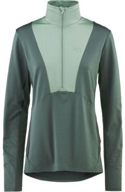 KARI TRAA KAREN H/Z MIDLAYER Dámska mikina, zelená, veľkosť