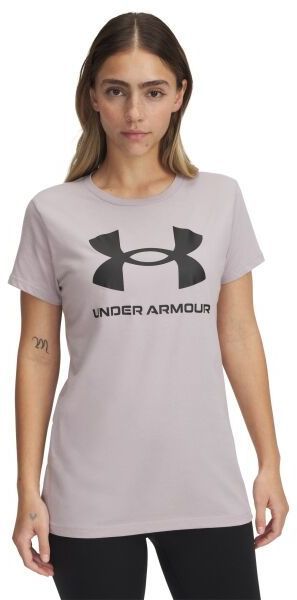 Under Armour LIVE SPORTSTYLE GRAPHIC SS Dámske tričko, sivá, veľkosť S