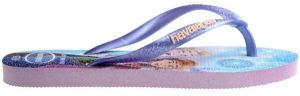 HAVAIANAS KIDS SLIM PRINCESS Dievčenské žabky, svetlomodrá, veľkosť 33/34
