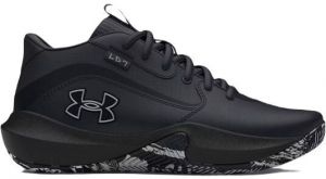 Under Armour GS LOCKDOWN 7 Chlapčenská basketbalová obuv, čierna, veľkosť 37.5