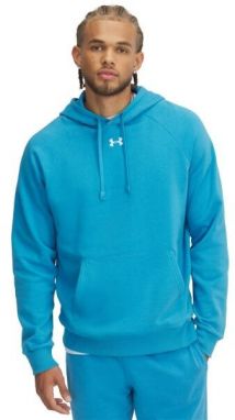 Under Armour RIVAL FLEECE HOODIE Pánska mikina, svetlomodrá, veľkosť