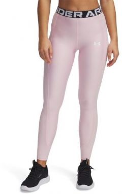 Under Armour HEATGEAR RIB Dámske legíny, ružová, veľkosť