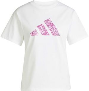adidas CAMO TEE Dámske tričko, biela, veľkosť