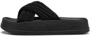 Puma LEADCAT PLATFORM Dámske šľapky, čierna, veľkosť 42