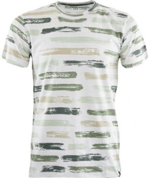 ALPINE PRO LOGED Pánske tričko, biela, veľkosť