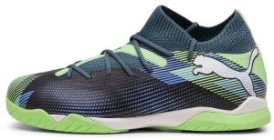 Puma FUTURE 7 MATCH  IT + JR Detská halová obuv, tmavo modrá, veľkosť 33
