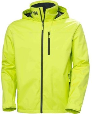 Helly Hansen CREW HOODED JACKET 2.0 Pánska outdoorová bunda, reflexný neón, veľkosť