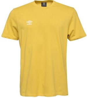 Umbro FW SMALL LOGO TEE Pánske tričko, žltá, veľkosť