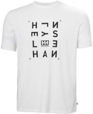 Helly Hansen SKOG GRAPHIC Pánske tričko, biela, veľkosť