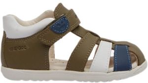 Geox B SANDAL MACCHIA BOY Chlapčenské sandále, khaki, veľkosť