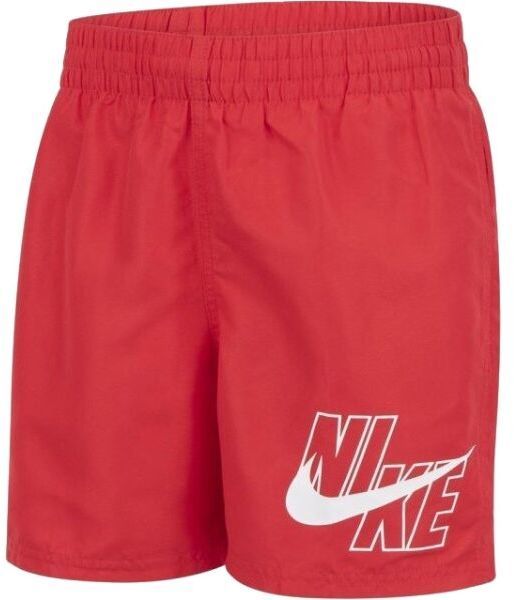 Nike LOGO SOLID 5 Pánske kúpacie šortky, červená, veľkosť