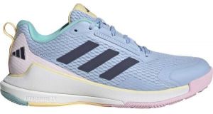 adidas NOVAFLIGHT 2 M Pánska halová obuv, svetlomodrá, veľkosť 40