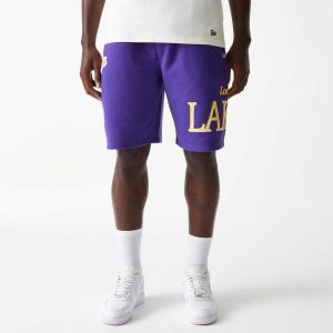 New Era LA LAKERS NBA TEAM GRAPHICS SHORTS Pánske krátke nohavice, fialová, veľkosť