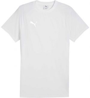 Puma TEAMEVOSTRIPE TEE Pánske tričko, biela, veľkosť XXXL