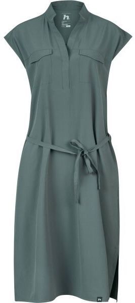 Hannah SHAY Dámske šaty košeľového typu, tmavo zelená, veľkosť