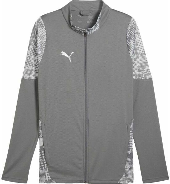 Puma TEAMCUP TRAINING JACKET Pánska futbalová bunda, tmavo sivá, veľkosť