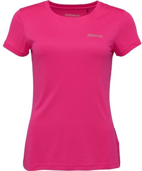 Fitforce RISA Dámske fitness tričko, ružová, veľkosť
