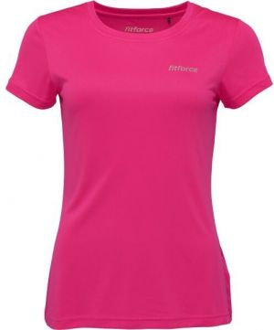 Fitforce RISA Dámske fitness tričko, ružová, veľkosť