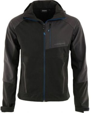 ALPINE PRO KIET Pánska outdoorová bunda, čierna, veľkosť