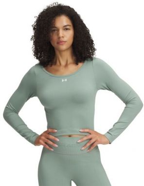 Under Armour TRAIN SEAMLESS LS Dámske tričko, svetlo zelená, veľkosť S