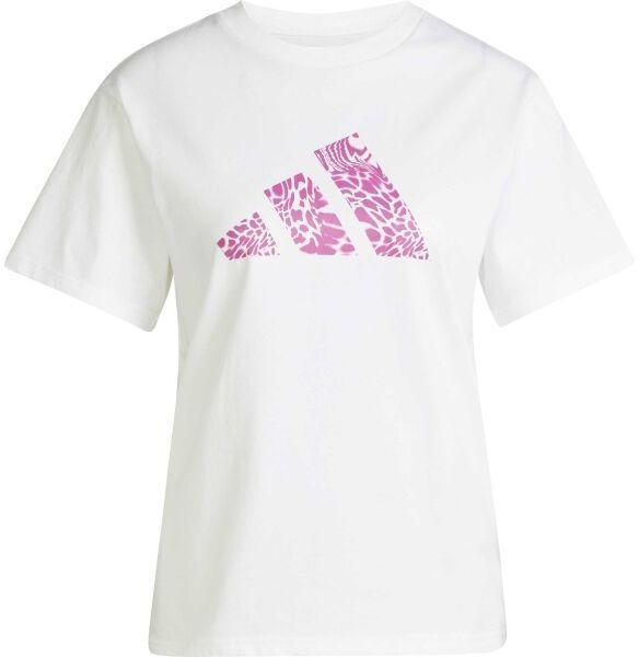 adidas CAMO TEE Dámske tričko, biela, veľkosť