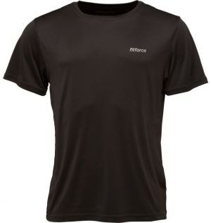 Fitforce SANO Pánske fitness tričko, černá, veľkosť