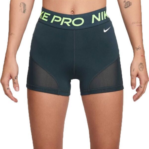 Nike PRO Dámske šortky, tmavo zelená, veľkosť
